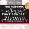 The Wedding Font Collection