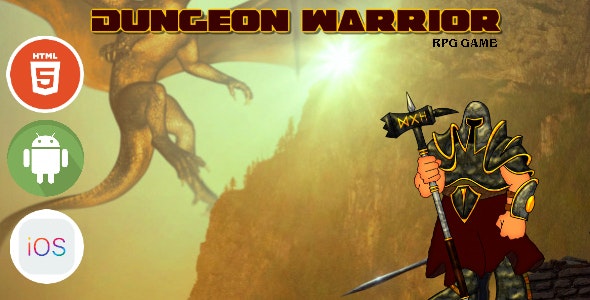 Dungeon Warrior - HTML5 Game - HTML5 Website - CodeCanyon Item for Sale