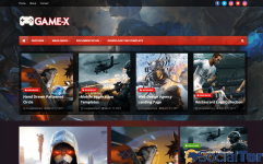 Game-X Blogger Template.png