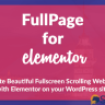 FullPage for Elementor