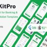 UikitPro Flutter App - Multipurpose e-Wallet & Banking Mobile Template