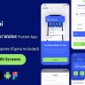 Moni - Digital Wallet Flutter App Ui Template(Figma Included)