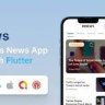iniNews  - Flutter mobile app for WordPress