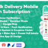 Dairy Products, Grocery, Daily Milk Delivery Mobile App with Subscription