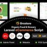 GroStore  - Food & Grocery Laravel eCommerce with Admin Dashboard