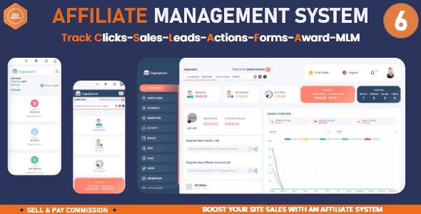 Ultimate Affiliate Management System - PHP Platform - CodeCanyon Item for Sale