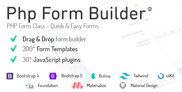 PHP Form Builder - CodeCanyon Item for Sale